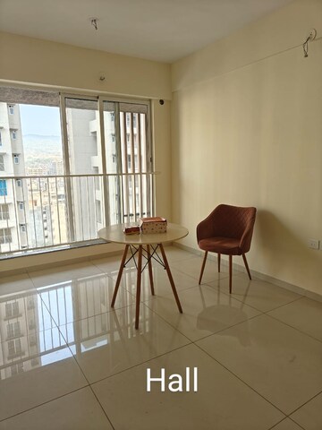 Living Room in 1 BHK Apartment at Chandak Nishchay, Borivali East – for Rent