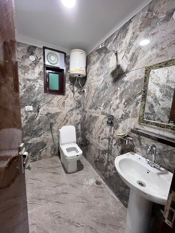 Bathroom in 2 BHK Builder Floor at New Gupta Colony – for Rent
