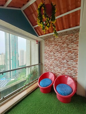 Balcony in 2 BHK Apartment at Pataskar Eclat, Ghodbunder Road – for Sale