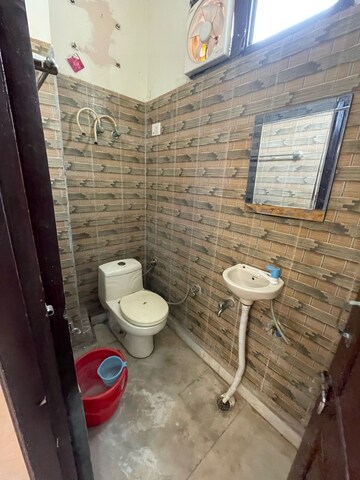 Bathroom in 2 BHK Builder Floor at Chattarpur – for Rent