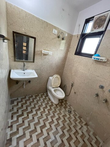 Bathroom in 2 BHK Builder Floor at Chattarpur – for Rent