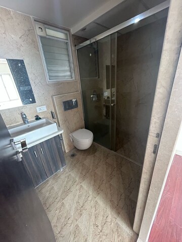 Bathroom in 3 BHK Apartment at Ahura The Latitude, Nibm – for Rent