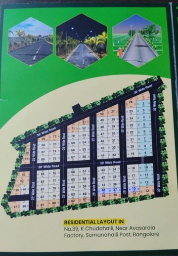  Plot – Map Location View at Siri Enclaves, Whitefield - for Sale