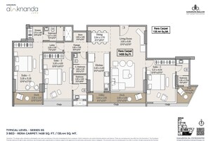 Balcony in 3 BHK Apartment at Gurukrupa Alaknanda, Vile Parle West – for Sale