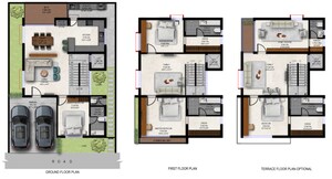 Balcony in 4 BHK Villa at Tellapur – for Sale