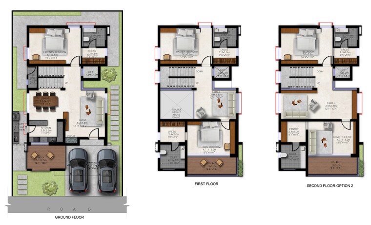 Balcony, tellapur 4 Bedroom 2885 Sq.Ft. Villa In Tellapur Hyderabad 8467257