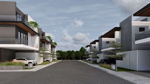 Living Room in 4 BHK Villa at Tellapur – for Sale