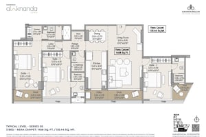 Balcony in 3 BHK Apartment at Gurukrupa Alaknanda, Vile Parle West – for Sale