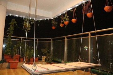 Living Room in 2 BHK Apartment at Omkar Veda Exclusive, Parel – for Rent