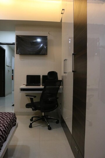 Building Lobby in 2 BHK Apartment at Omkar Veda Exclusive, Parel – for Rent