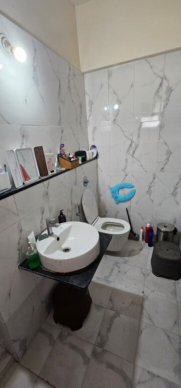 Bathroom in 3 BHK Apartment at Majestique Towers, Kharadi – for Sale
