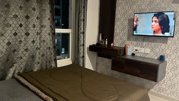 Bedroom in 1 RK Apartment at Nyati Elysia, Kharadi – for Rent