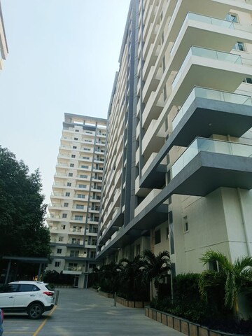 Living Room in 4 BHK Apartment at Niharika Skyline, Khajaguda – for Sale