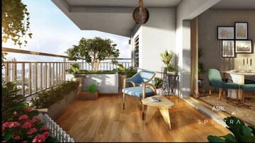 Balcony in 3 BHK Apartment at ASBL Spectra, Financial District – for Sale