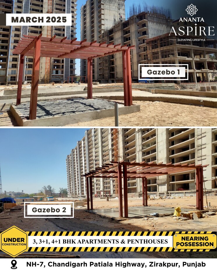 Living Room, the-ananta-aspire 3 Bedroom 1853 Sq.Ft. Apartment In Utrathiya Zirakpur 8467893