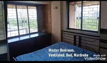 Bedroom in 2 BHK Apartment at Vardhman Gardens, Balkum Pada – for Rent