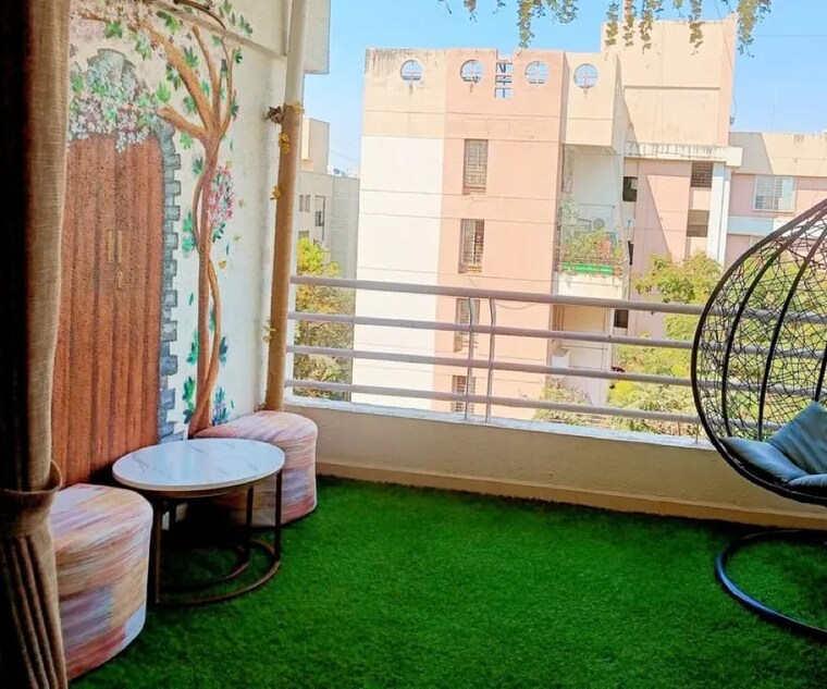 Balcony, pimple saudagar 2 Bedroom 900 Sq.Ft. Apartment In Pimple Saudagar Pune 8467996