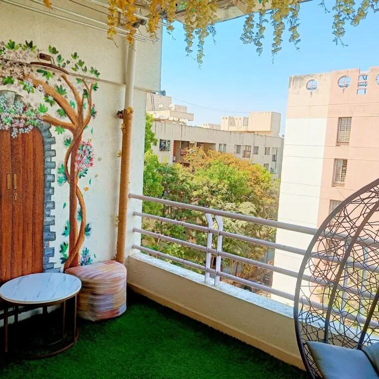 Balcony, pimple saudagar 2 Bedroom 900 Sq.Ft. Apartment In Pimple Saudagar Pune 8467996