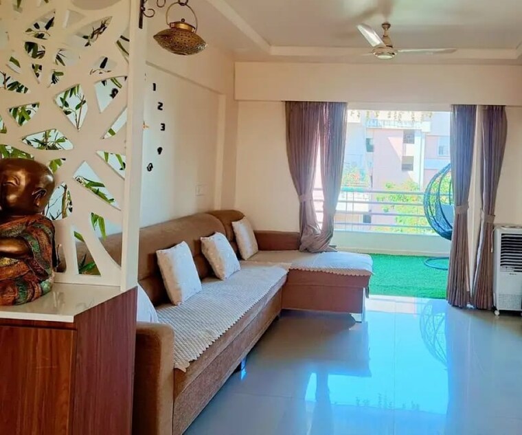Living Room, pimple saudagar 2 Bedroom 900 Sq.Ft. Apartment In Pimple Saudagar Pune 8467996