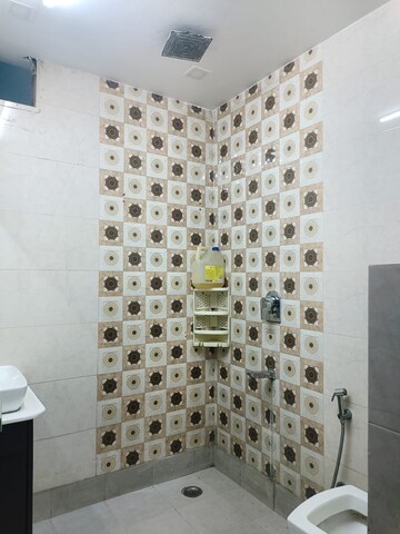 Bathroom in 3.5 BHK Apartment at Triveni Apartments CGHS, Paschim Vihar – for Rent