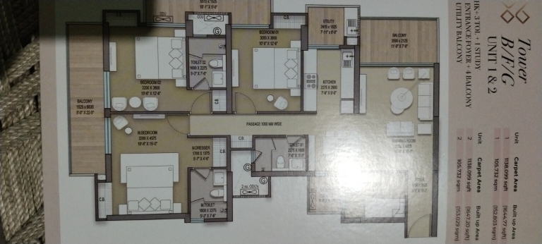 4 BHK + Study Room Apartment For Sale in Elite X