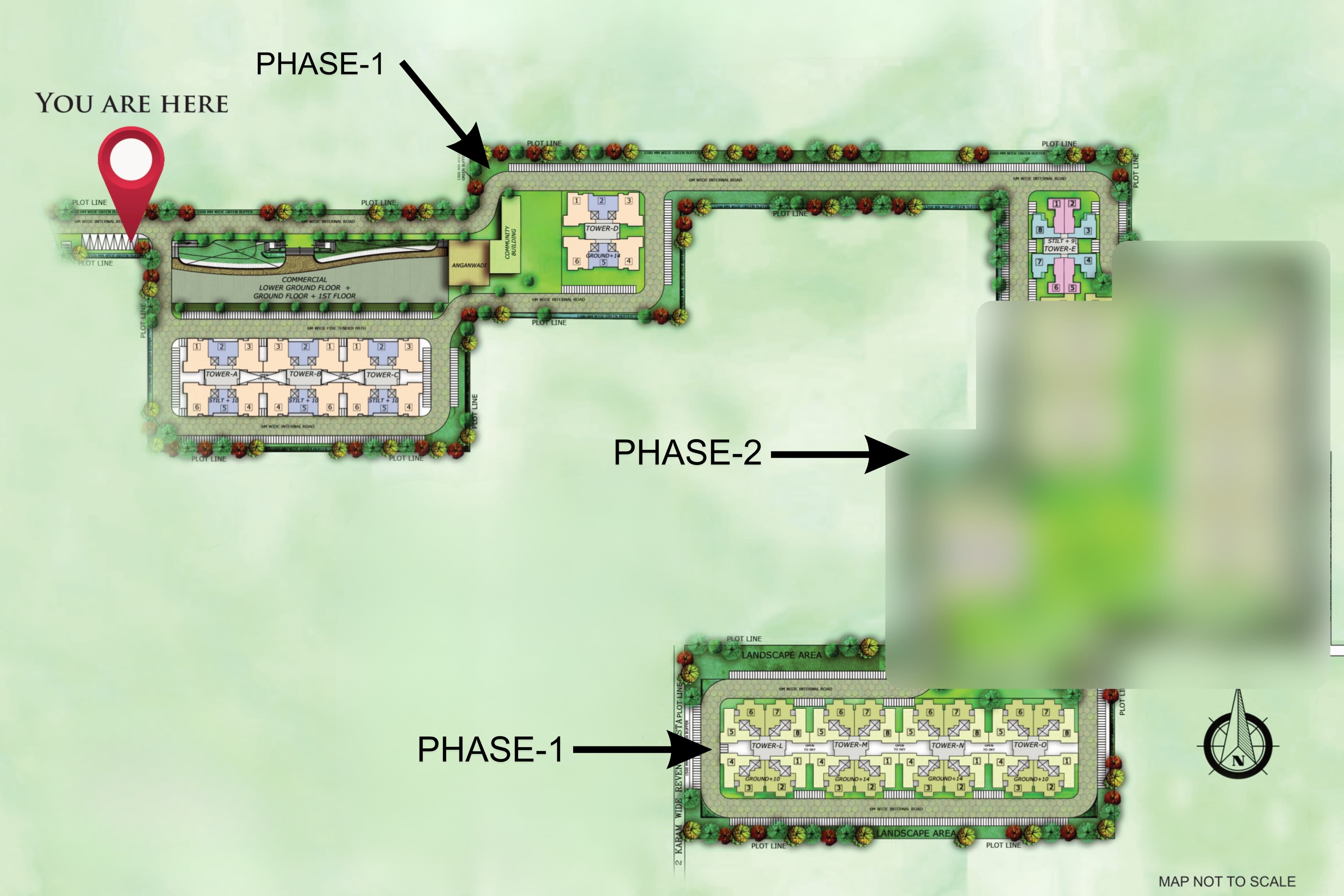2 BHK + Study Room 571 Sq.Ft. Apartment in Supertech The Valley