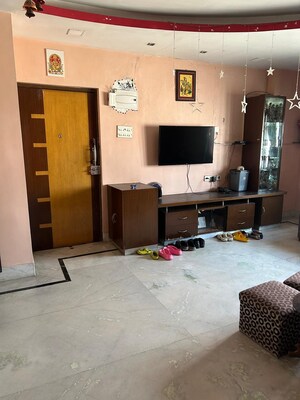 Living Room in 3 BHK Apartment at Bangur Avenue – for Sale