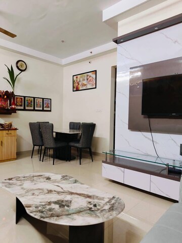 Living Room in 1 BHK Apartment at Rudra Corner, Ulwe – for Rent
