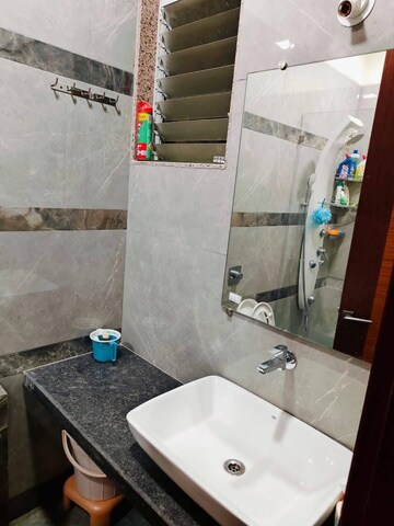 Bathroom in 1 BHK Apartment at Rudra Corner, Ulwe – for Rent