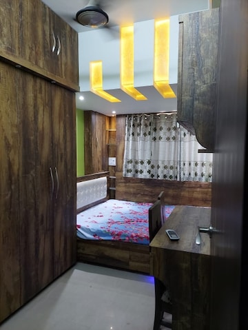 Bedroom in 1 BHK Apartment at Raunak Bliss, Ghodbunder Road – for Rent