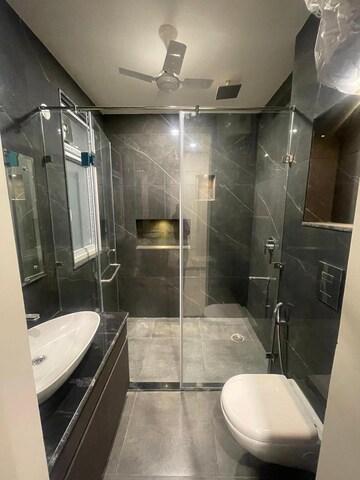 Bathroom in 3 BHK Builder Floor at DLF Atria, Dlf Phase ii – for Rent