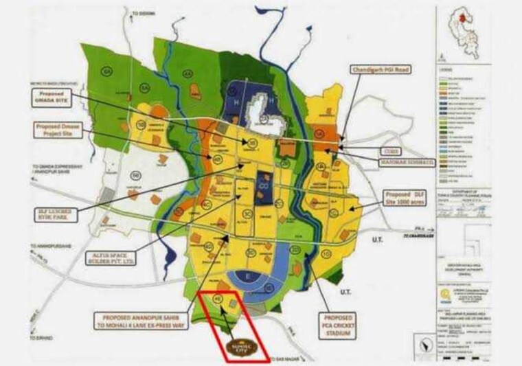 Exterior View, altus-prime  350 Sq.Yd. Plot In North Mullanpur Chandigarh 8468488