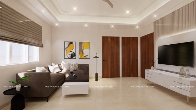 Living Room, ip extension 4 Bedroom 1600 Sq.Ft. Apartment In Ip Extension Delhi 8468674