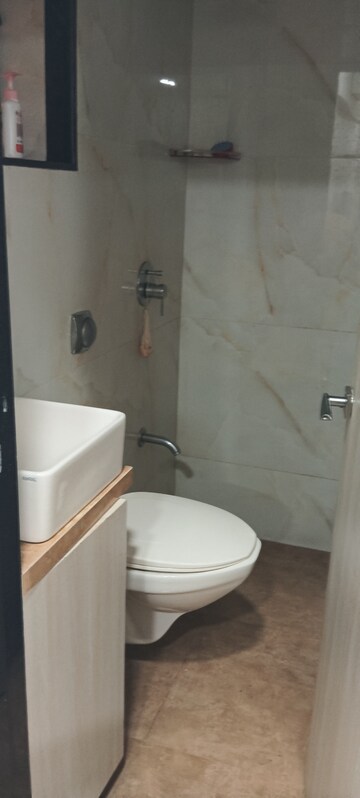 Bathroom in 1 RK Apartment at Vile Parle West – for Rent
