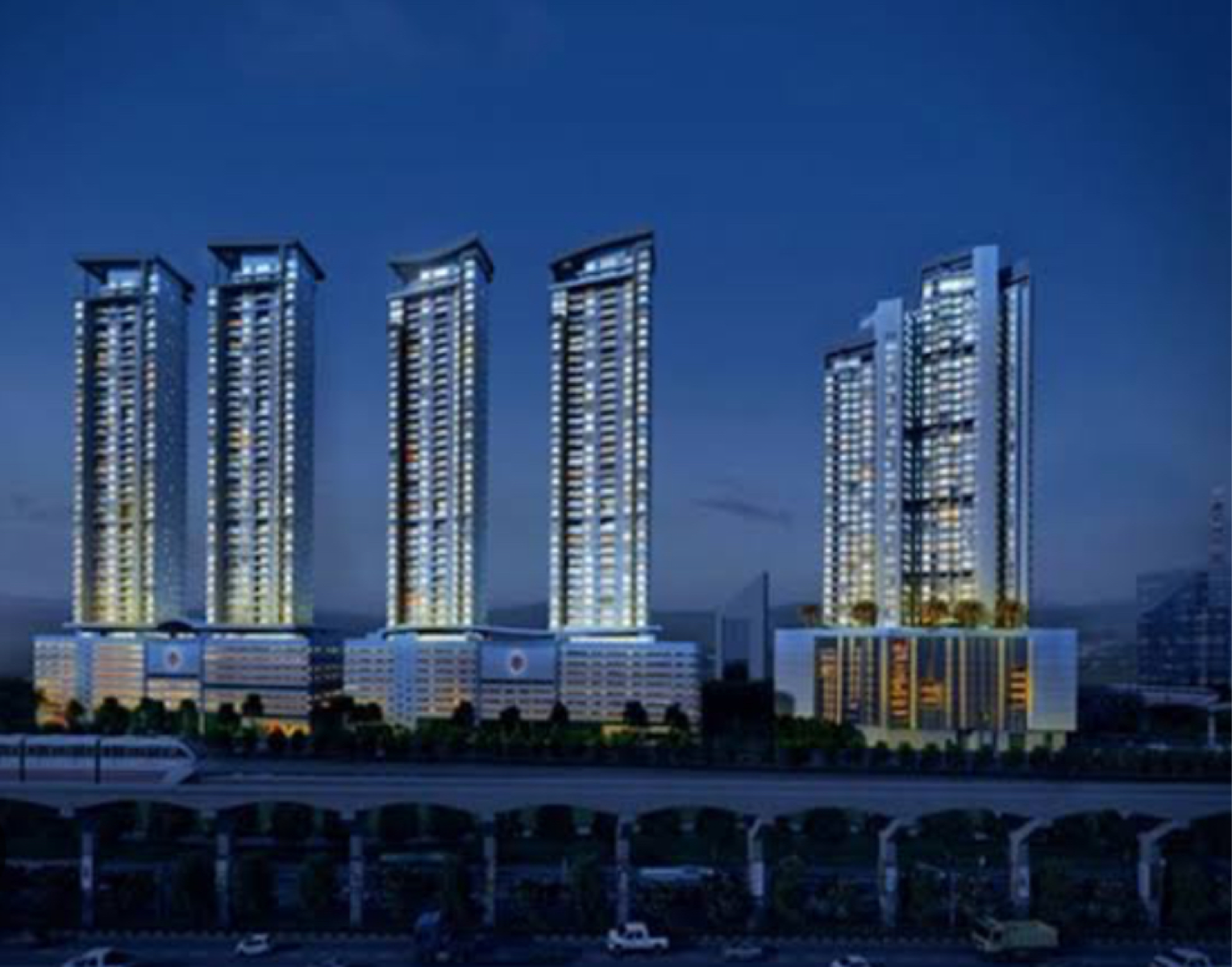 3 BHK Apartment For Sale in Ajmera Aeon