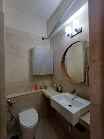 Bathroom in 1 BHK Apartment at Sethia Imperial Avenue, Malad East – for Rent