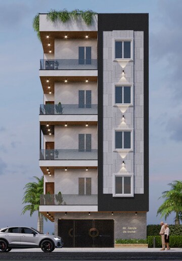 2 BHK Apartment – Exterior View View at Ip Extension - for Sale