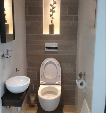 Bathroom in 3 BHK Apartment at Hafeezpet – for Sale