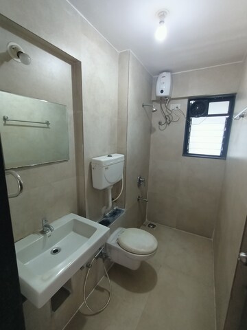 Bathroom in 2.5 BHK Apartment at Runwal Pearl, Kolshet Road – for Rent