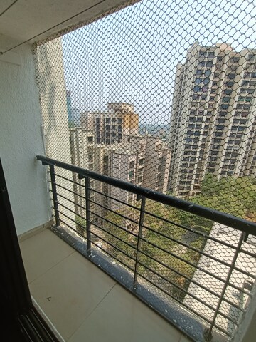 Balcony in 2.5 BHK Apartment at Runwal Pearl, Kolshet Road – for Rent