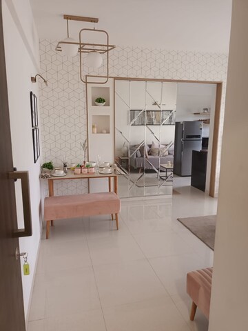 Living Room in 1 BHK Apartment at Godrej Vihaa, Badlapur East – for Sale