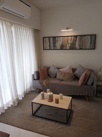 Living Room in 1 BHK Apartment at Godrej Vihaa, Badlapur East – for Sale
