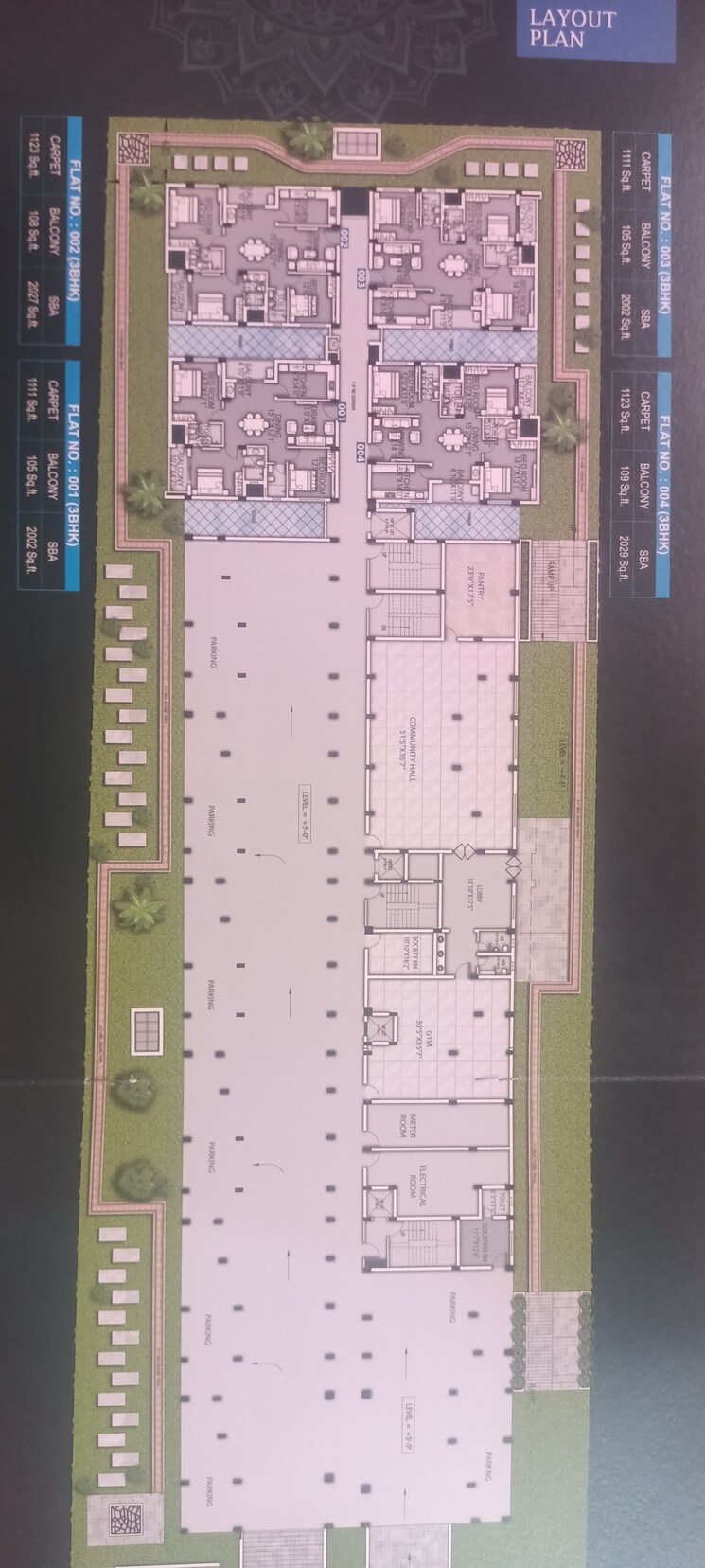 Other, sundarpada 3 Bedroom 2030 Sq.Ft. Apartment In Sundarpada Bhubaneswar 8470043