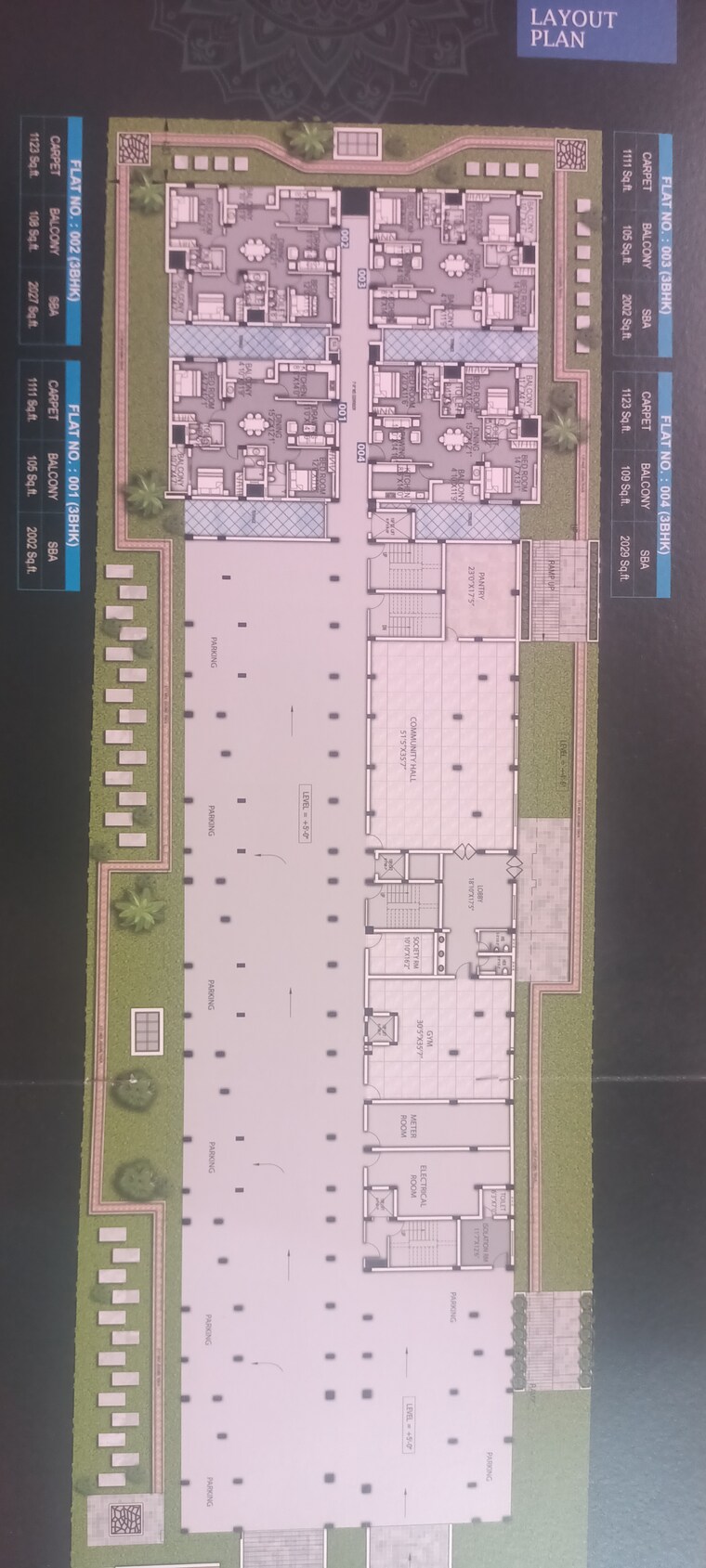 Other, sundarpada 3 Bedroom 2030 Sq.Ft. Apartment In Sundarpada Bhubaneswar 8470043