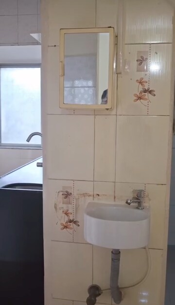 Bathroom in 1 BHK Apartment at Natraj Chs Sanpada, Sanpada – for Rent