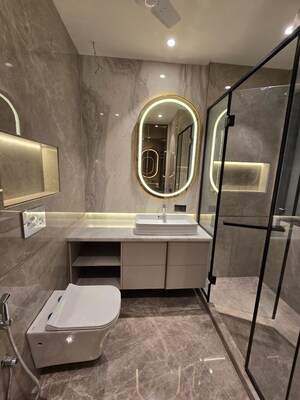 Bathroom in 4 BHK Builder Floor at DLF Atria, Dlf Phase ii – for Sale