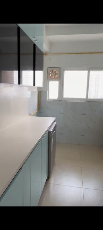 Kitchen in 3 BHK Apartment at Prestige High Fields, Gachibowli – for Rent