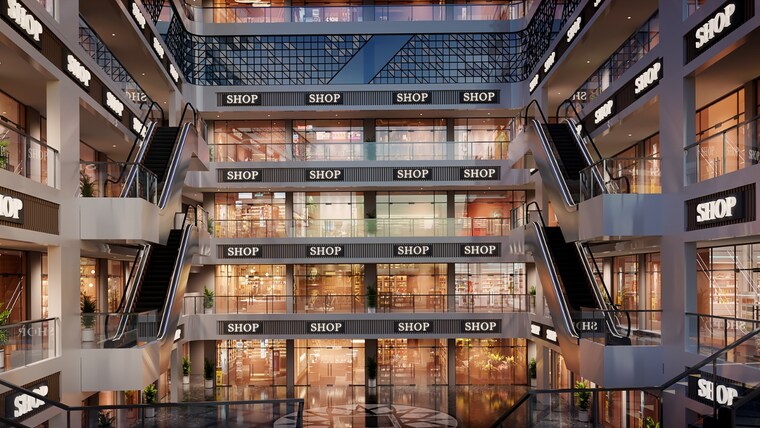 Exterior View, kamakhya-cross-walk Commercial Shop 341 Sq.Ft. In Phi Iii Greater Noida Greater Noida 8470273