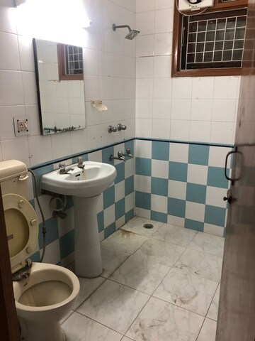 Attached Bathroom in 3 BHK Apartment at Huda CGHS, Sector 56 – for Rent