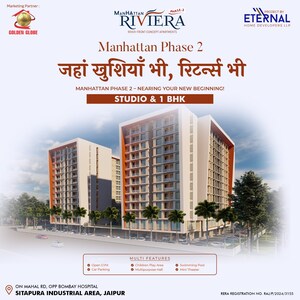 Studio Apartment – Exterior View View at Eternal Manhattan Riviera, Jagatpura - for Sale